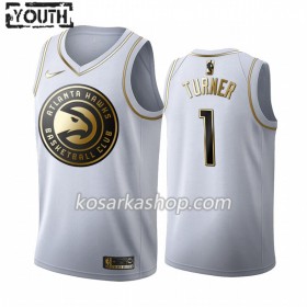 Dres Atlanta Hawks Evan Turner 1 Nike 2019-20 Bijela Golden Edition Swingman - Dječji